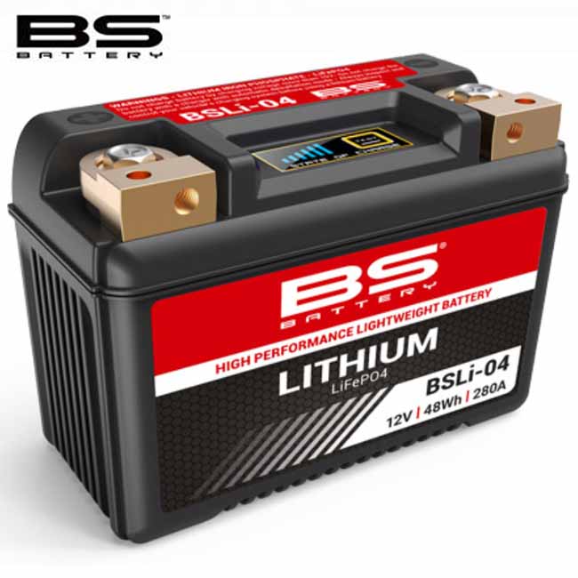 送料無料 BSバッテリー BSリチウムイオンバッテリー BSLi-04 (YTZ10S YT12B-BS YT14B-BS YTX14-BS)互換  リチウムバッテリー 軽量 コンパクト 12ヶ月保証