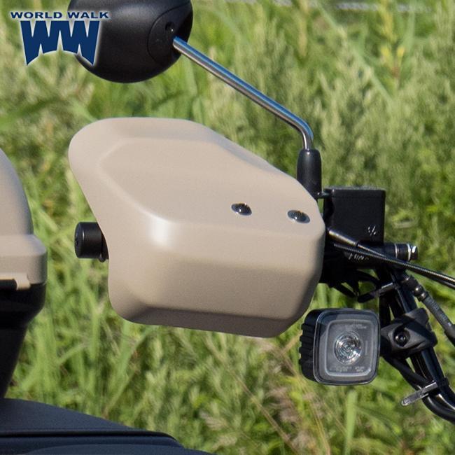 ワールドウォーク ダックス125専用 塗装大型ナックルガード 中古美品 ワールドウォーク ダックス125専用 塗装大型ナックルガード 中古