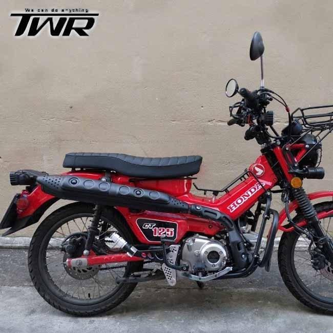 送料無料 TWR製 HONDA ハンターカブ CT125用 タックロールダブルシート（パイピングブラック） BP-B0215 カスタムシート  カブシート バイク用品 CT125 : 80393 : アイネット Yahoo!ショッピング店 - 通販 - Yahoo!ショッピング