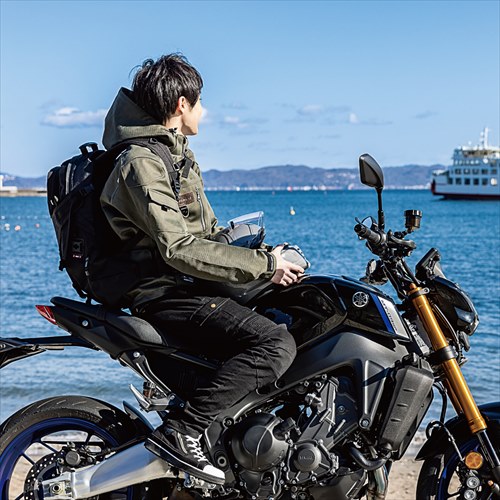 ラフ＆ロード 送料無料 RR7349 マウンテンメッシュパーカー ブラック