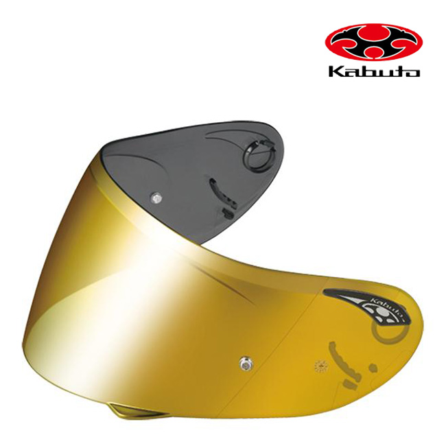並行輸入品][並行輸入品]在庫有 OGK KABUTO(オージーケーカブト)ヘルメット用 オプションパーツ CF-1Wミラーシールド ゴールドミラー  KAMUI-2 KAMUI-3 SHUMA用 ミラーシールド ヘルメット