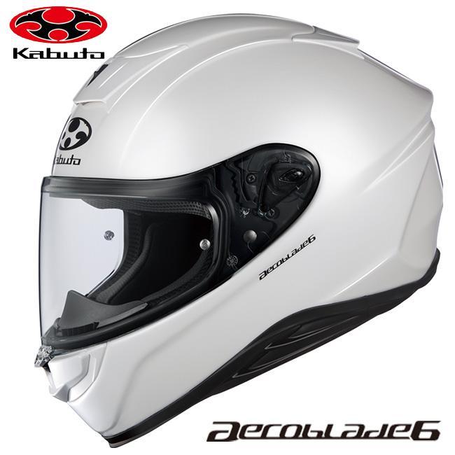 在庫有 OGK KABUTO ヘルメット AEROBLADE-6 エアロブレード・6 ＆ B+COM SB6XR シングルユニット インカムセット  パールホワイト Lサイズ バイク専用インカム