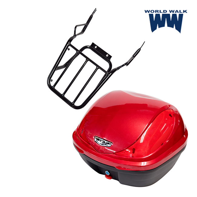 専用 ワールドウォーク（WORLD WARK） ダックス125 純正色塗装 リアボックス