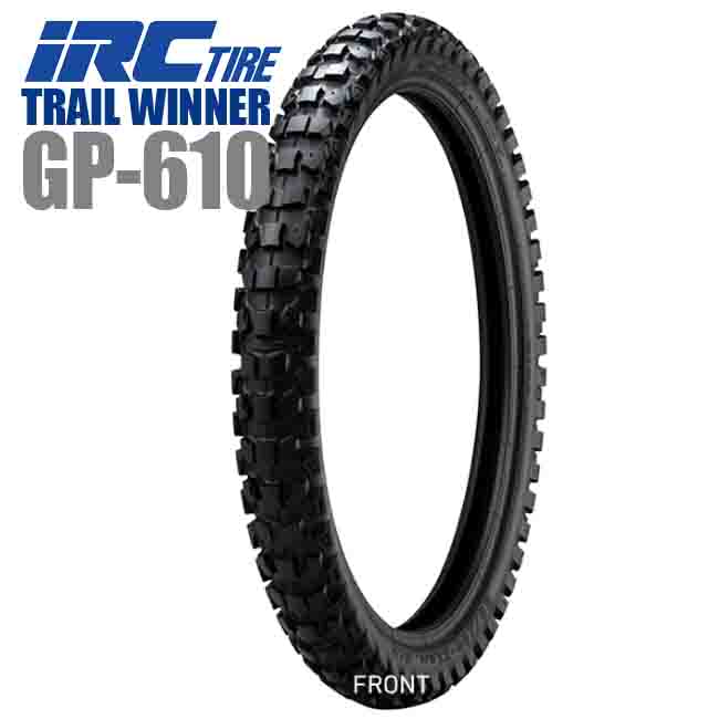 送料無料 IRC TRAIL WINNER GP-610 80/100-19 49P WT フロント用 タイヤ バイクタイヤ ON＆OFF  YAMAHA トリッカー