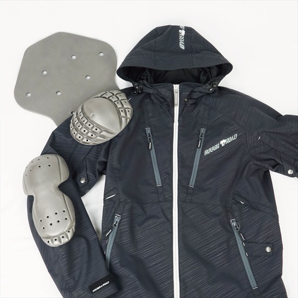 ラフ＆ロード RR7245 ラフパーカー スラッシュブラックxレッド Lサイズ