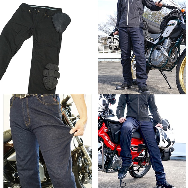 ラフ＆ロード RR7481 ストレッチデニムパンツ ブラック Mサイズ : アイ