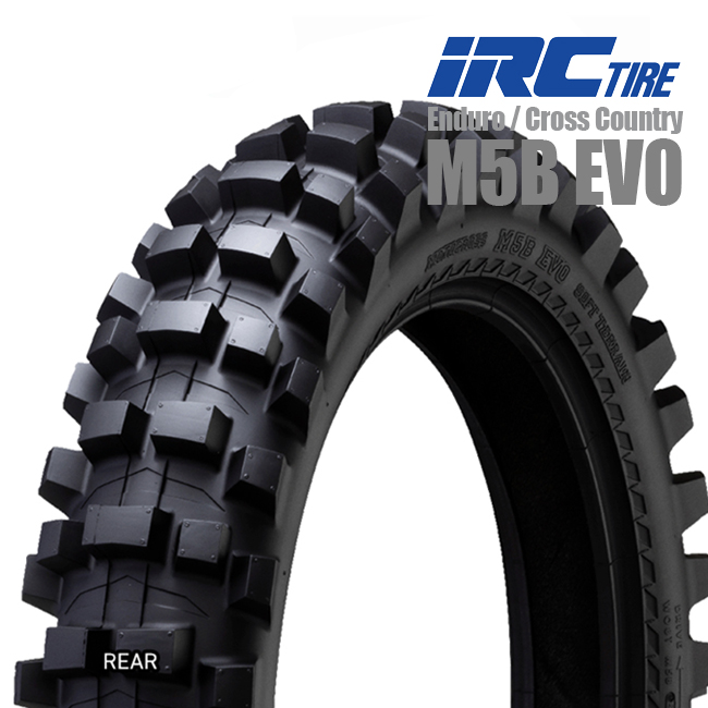 IRC M5B EVO 80/100-21 フロントタイヤ2本セット IRC M5B EVO 80/100-21 フロントタイヤ2本セット