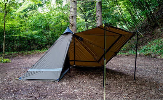 YOKA 地震対策 YOKA/ヨカ テント YOKA TIPI TYPE2 ダークカーキ色