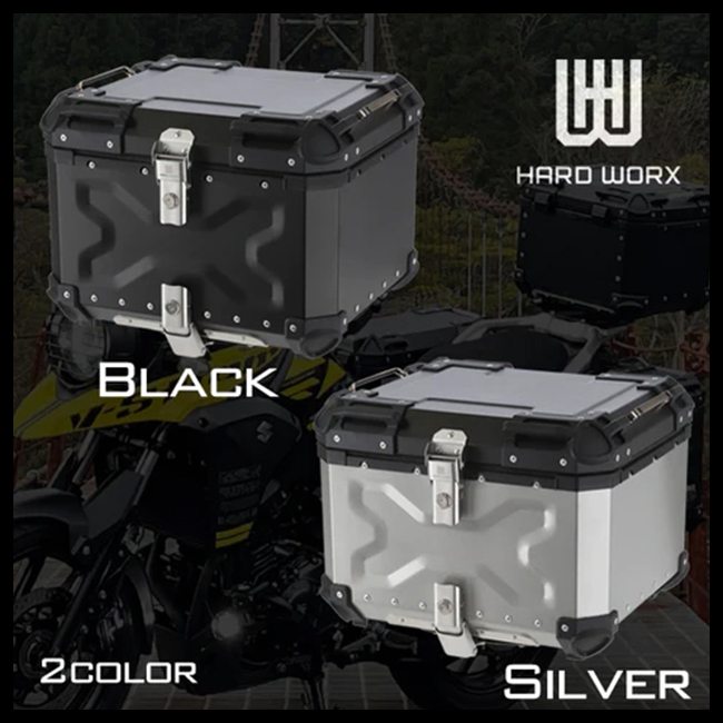 HARD WORX/ハードワークス アルミトップケース HXNE40S SILVER HARD WORX/ハードワークス アルミトップケース HXNE40S SILVER
