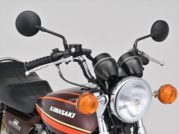 デイトナ　バイクミラー 希少ブラック 2個セット　定価11200円 左右セットでお得】DAYTONA デイトナ ハイビジミラー Z2