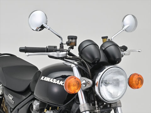 DAYTONA デイトナ 新品ハイビジミラーエッジロング左右セット DAYTONA（デイトナ） ハイビジミラー Z2 モンスターミラー クローム