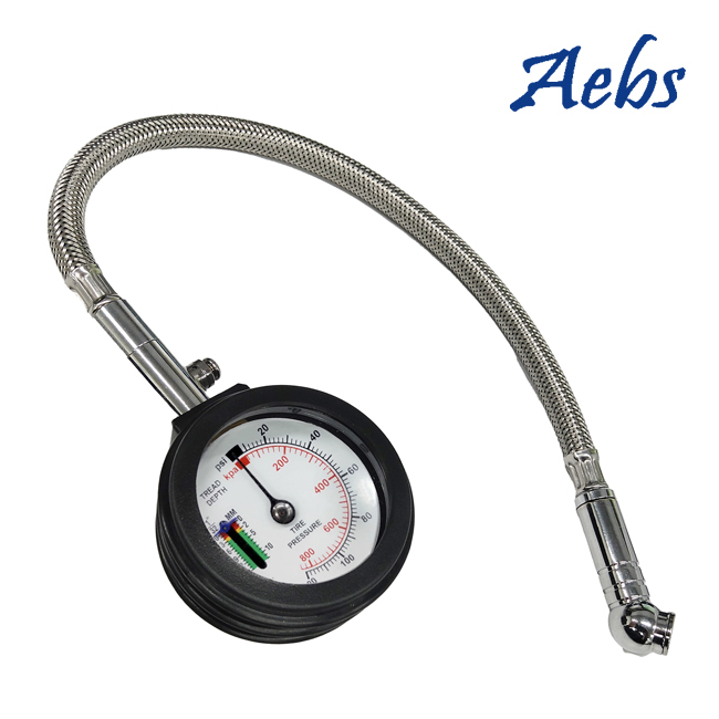 在庫有 エービス/Aebs バイク用 タイヤエアーゲージ 86924 ヘッド 0