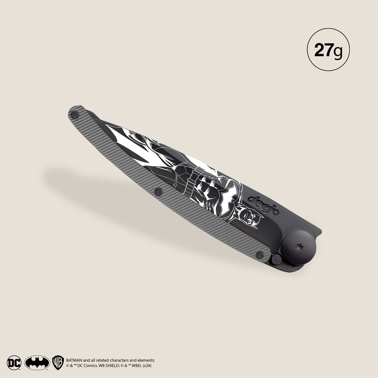 DEEJO/ディージョ DJ-0083 tatoos 27g BATMAN 小型軽量ナイフ