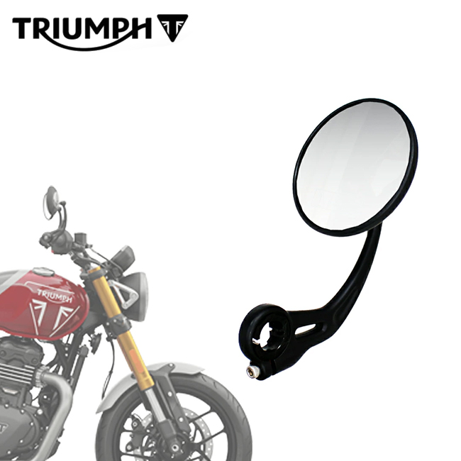 TRIUMPH（トライアンフ） 在庫有 送料無料 純正グリップエンドミラー