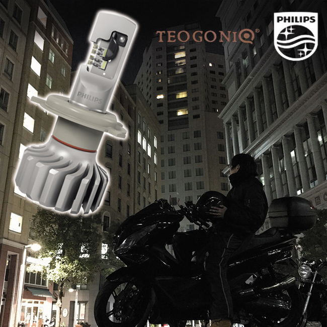 Philips×TEOGONIA フィリップス×テオゴニア H4 LEDヘッドライトバルブ ルキフェル Lucifer 5800K 11342U50CWX1 12V専用 車検対応 3年保証 2輪車用モデル