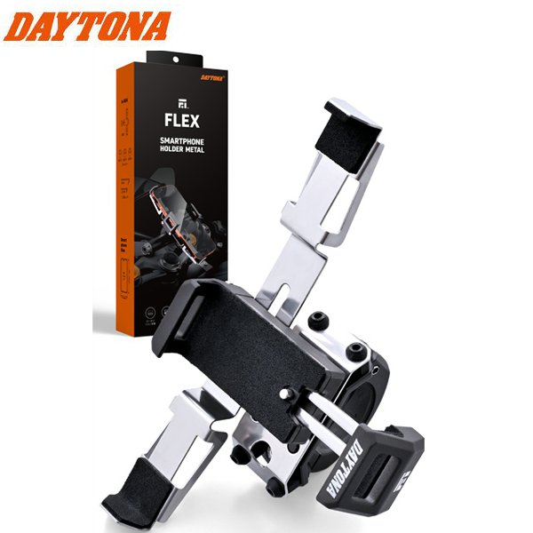 まとめ売り DAYTONA（デイトナ） FLEX FSH-4 スマートフォンホルダー メタル 49567
