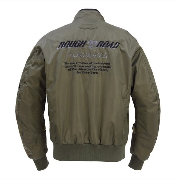 ラフ＆ロード 送料無料 ジャケット RR7754 MA-1R EM セージグリーン XL