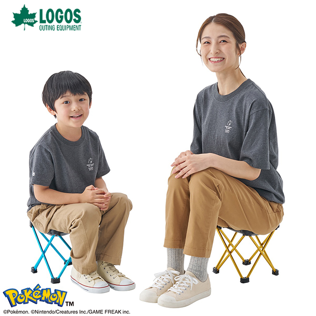 在庫有 LOGOS ロゴス ポケモン 7075キュービックチェア グリーン