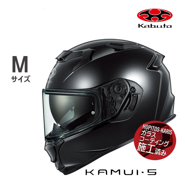 OGK KABUTO �w�����b�g �I�[�W�[�P�[�J�u�g KAMUI 5 KAMUI-5 �J���C�T �u���b�N���^���b�N M �I�[�g�o�C�p �t���t�F�C�X�w�����b�g