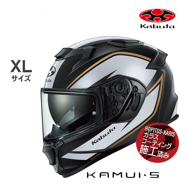 OGK KABUTO �I�[�W�[�P�[�J�u�g KAMUI5 TORZA �J���C�T �g���U KAMUI-5  �t���b�g�u���b�N�S�[���h XS �I�[�g�o�C�p �t���t�F�C�X�w�����b�g