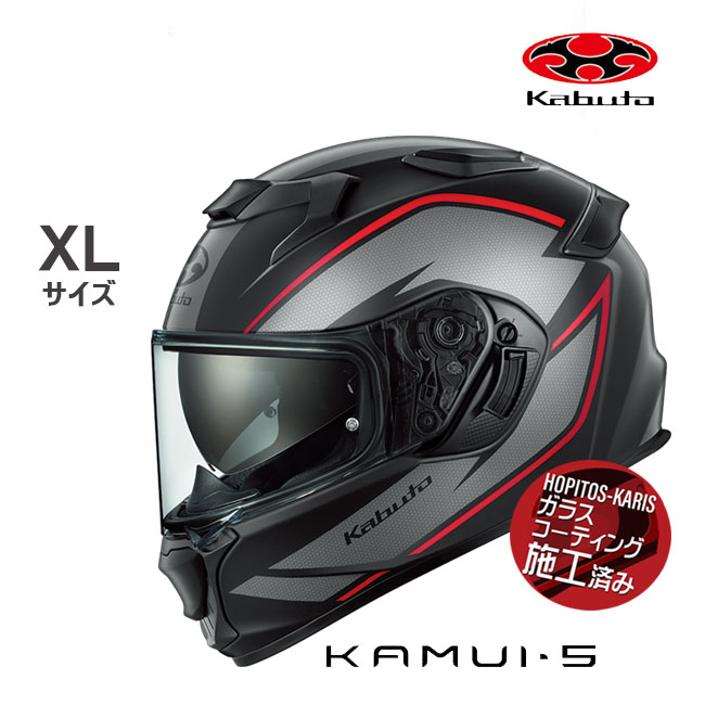 OGK KABUTO �I�[�W�[�P�[�J�u�g KAMUI5 TORZA �J���C�T �g���U KAMUI-5  �t���b�g�u���b�N���b�h M �I�[�g�o�C�p �t���t�F�C�X�w�����b�g