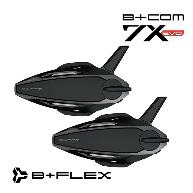 B+COM ビーコム Bluetooth インカム 新品・未使用スポンジ等あり ペアリング済みですぐに使える！2人分がまとまったお得なセット バイク