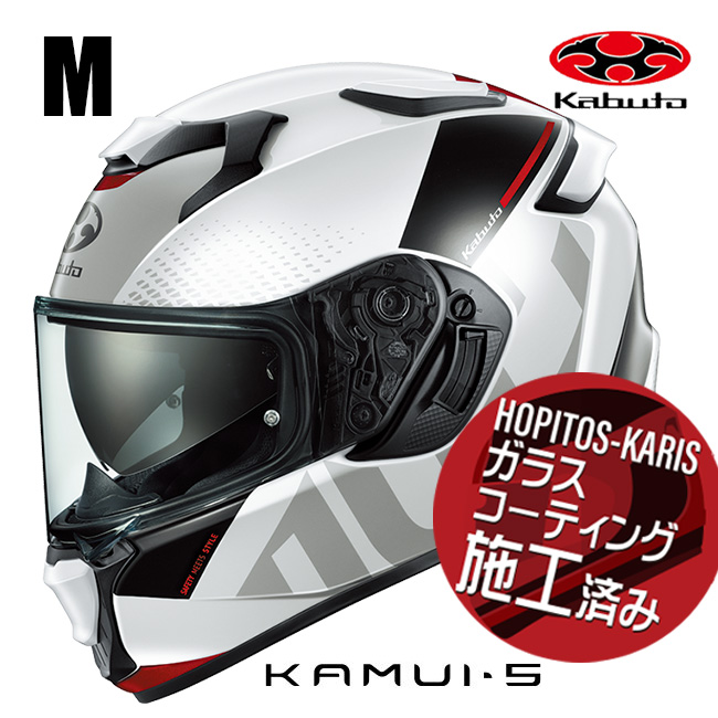 OGK KABUTO �I�[�W�[�P�[�J�u�g KAMUI5 VELTA KAMUI-5 �J���C5 ���F���^ �z���C�g���b�h M�T�C�Y �I�[�g�o�C�p �t���t�F�C�X�w�����b�g
