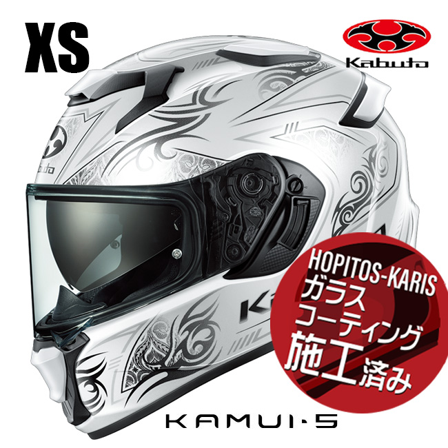 OGK KABUTO �I�[�W�[�P�[�J�u�g KAMUI5 NOTRA KAMUI-5 �J���C5 �m�g�� �p�[���z���C�g�u���b�N XS�T�C�Y �I�[�g�o�C�p �t���t�F�C�X�w�����b�g