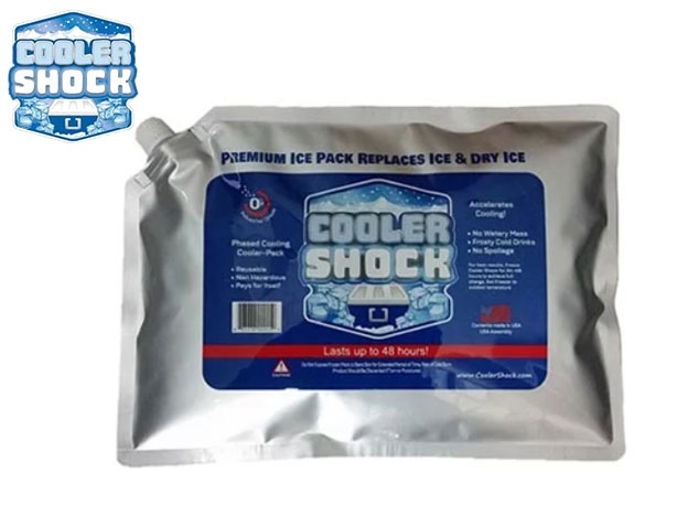在庫有 COOLER SHOCK クーラーショック 氷点下 パック 保冷剤 冷凍保存 医療用 -7.8℃ Mサイズ 7CSMS クーラーボックス、保冷剤 