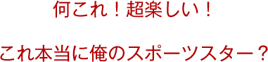 何これ！趙楽しい！これ本当に俺のスポーツスター？
