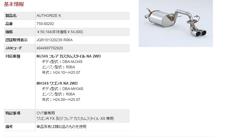フジツボ キューブ DBA-Z12 マフラー 340-11251 FUJITSUBO A-S : カー