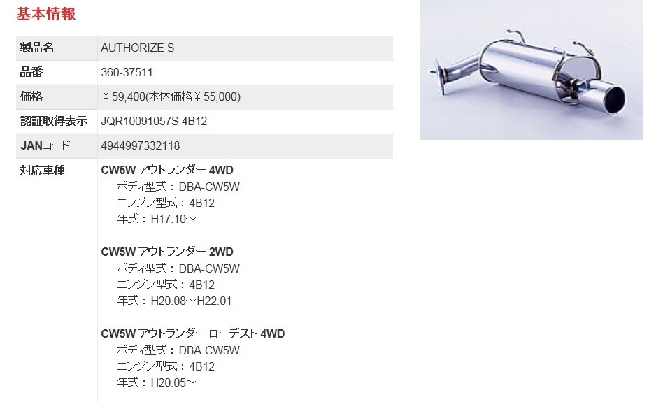 フジツボ ラクティス DBA-NCP120 マフラー 350-22061 FUJITSUBO A-Sの