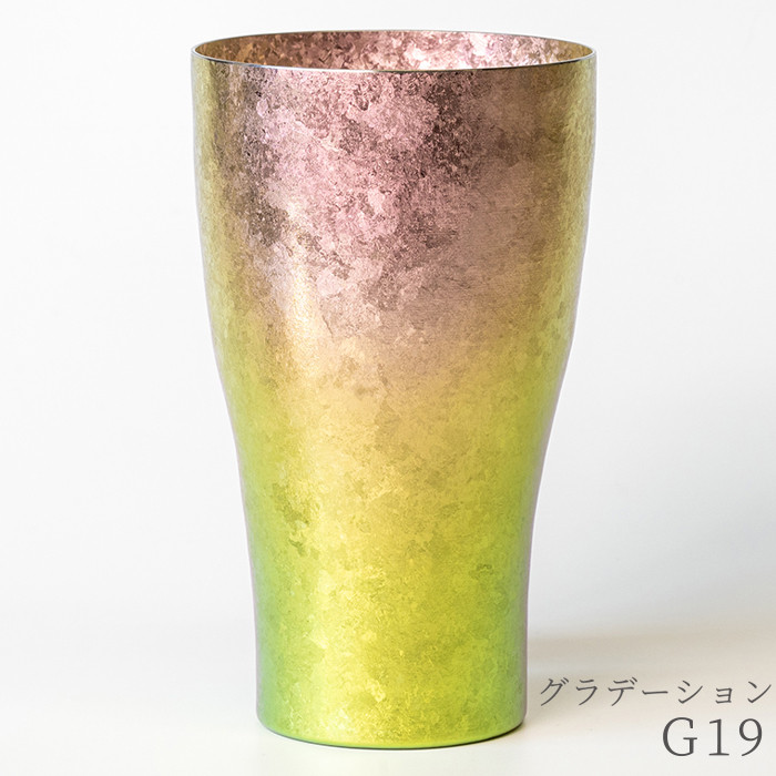 HORIE(ホリエ) 純チタン二重タンブラー 窯創り マグナム 500ml 名入れ