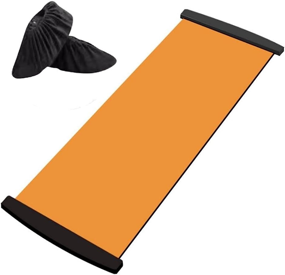 スライドボード トレーニング スライディングボード シューズカバー 付き( オレンジ,  180cm)｜horikku