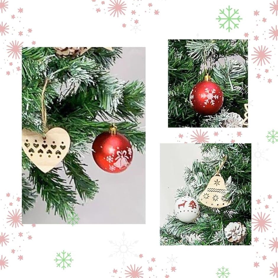 クリスマスツリー オーナメント 白 赤 飾り ボール 6cm 16個 クリスマスツリー オーナメント 白 赤 飾り ボール 6cm 16個