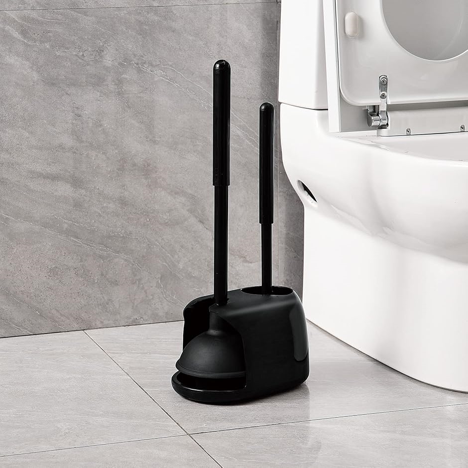トイレ掃除 2in1 トイレブラシ つまり取り ラバーカップ 洋式・和式 