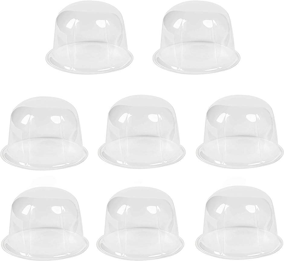 帽子ホルダー ディスプレイスタンド 収納 型崩れ防止 プラスチック 透明 8個 セット 頭囲 57cm( 21X13cm)