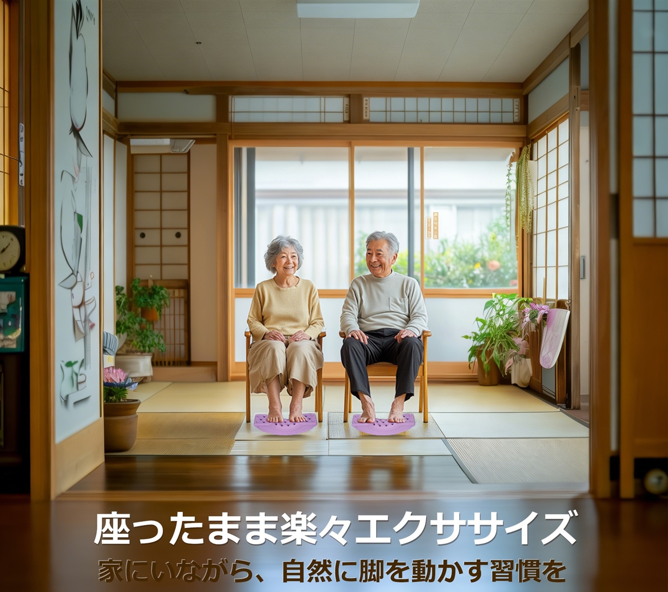 揺れるブロック 脚踏み バランスボード ストレッチボード 筋膜リリース ヨガ ステッパー 座ったまま 有酸素運動 腰 首 (ブラック) | ブランド登録なし | 04