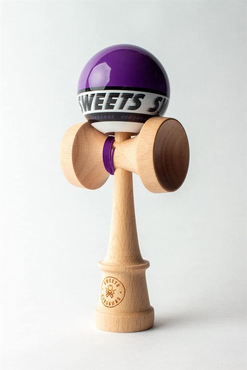 新品　Sweets Kendamas けん玉 STARTER 紫 Sweets Kendamas けん玉 SWEETS STARTER パープル 16.8cm : べるおさ