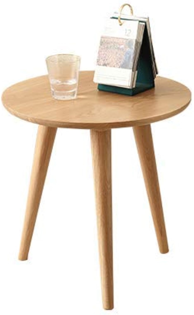 丸テーブル サイドテーブル カフェテーブル 直径60cmx高さ60cm( ナチュラル,  直径60cm)｜horikku｜04