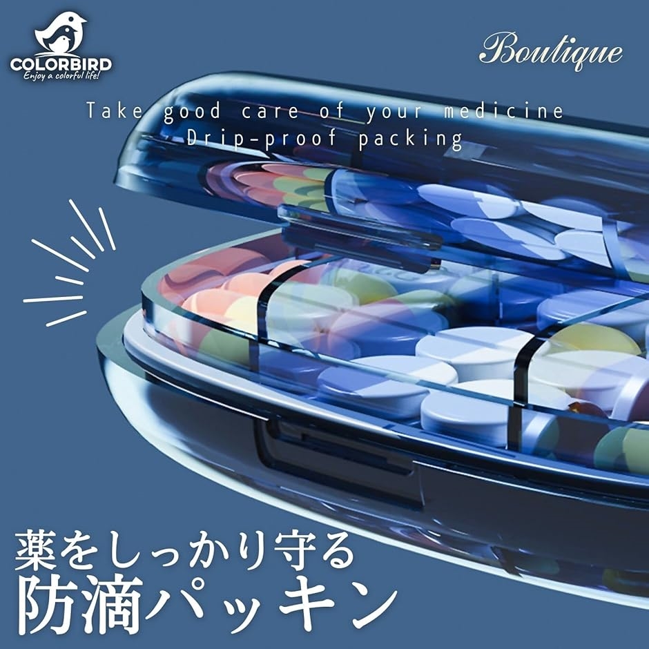 Amazon.co.jp: ピルケース 薬ケース 1週間 サプリメントケース