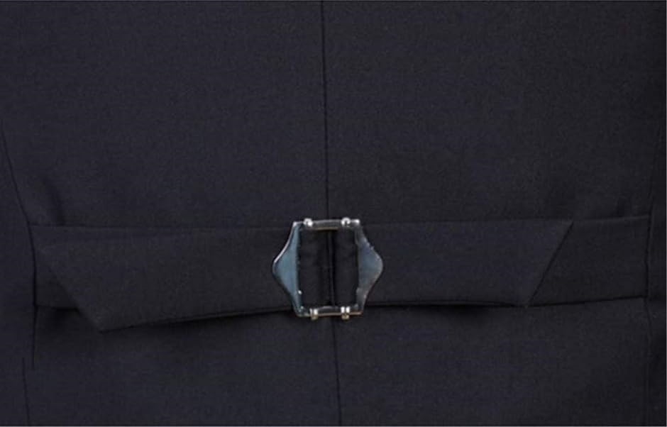 レッドレイ ベスト ジレ スーツ フォーマル 胸ポケット( ブラック,  3XL)｜horikku｜05