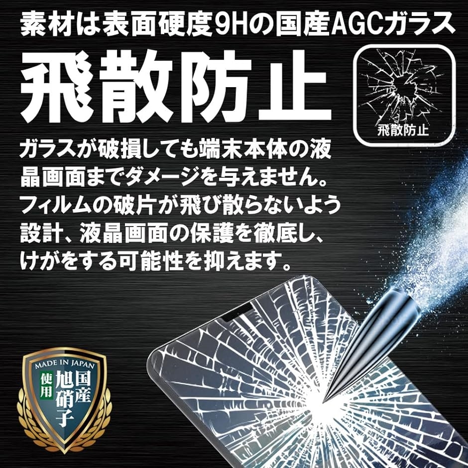 RISE ガラスフィルム アンチグレア iPad mini 第6世代 mini6 用 保護フィルム( 8.3インチ)｜horikku｜03