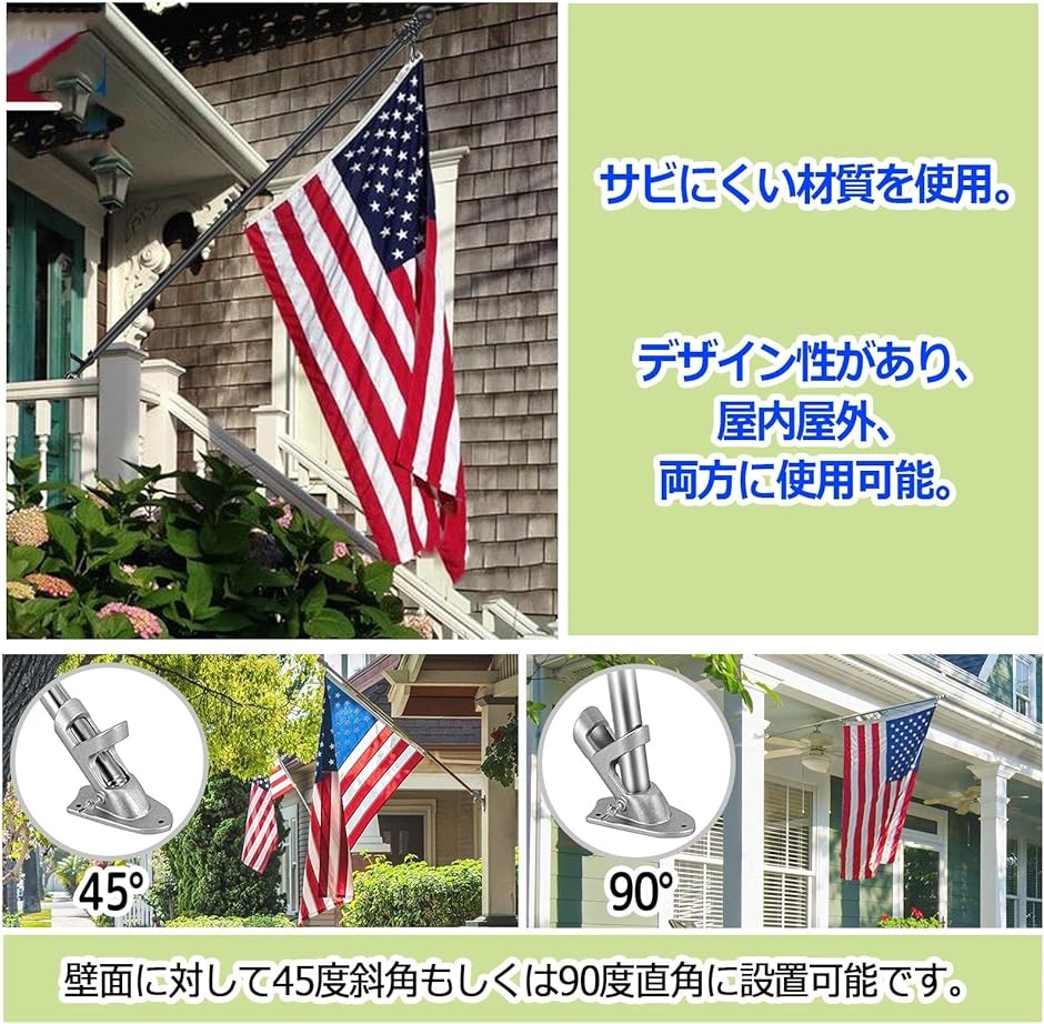 旗ポール のぼりポール 国旗 社旗 祝祭日 掲揚( ブラック) : スピード