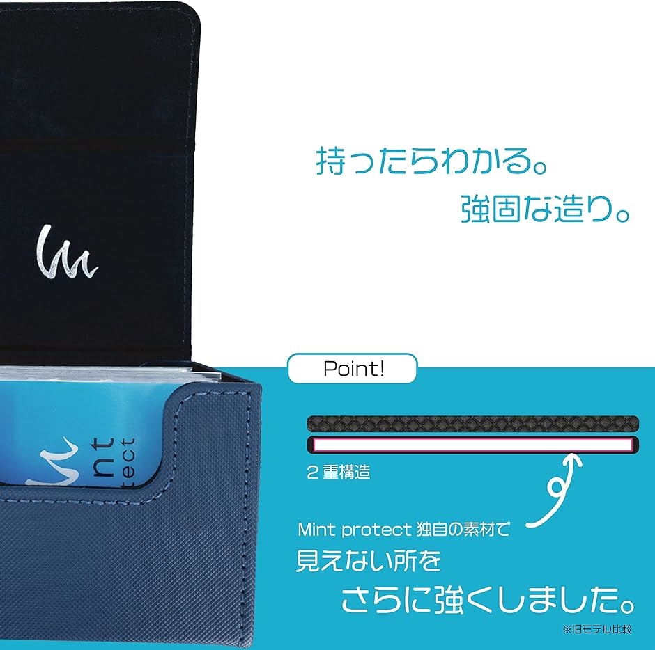 デッキケース サイドローダー 100 ポケカ カードケース( ブルー)｜horikku｜02