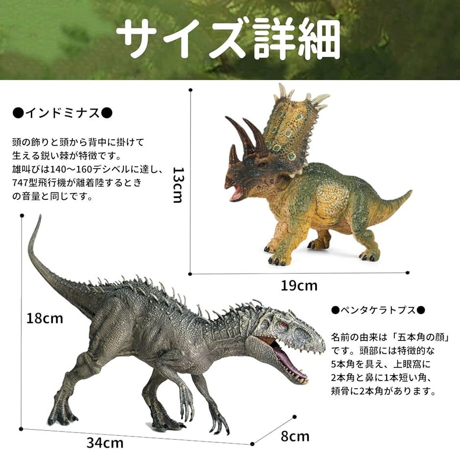 恐竜 フィギュア きょうりゅう おもちゃ インドミナスレックス ペンタ