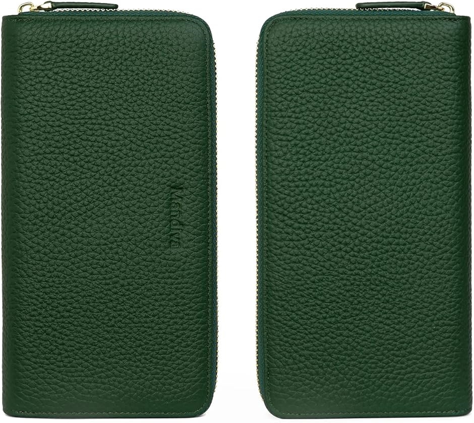 財布 レディース 長財布 本革 セパレート型 小銭入れ 大容量 ラウンド