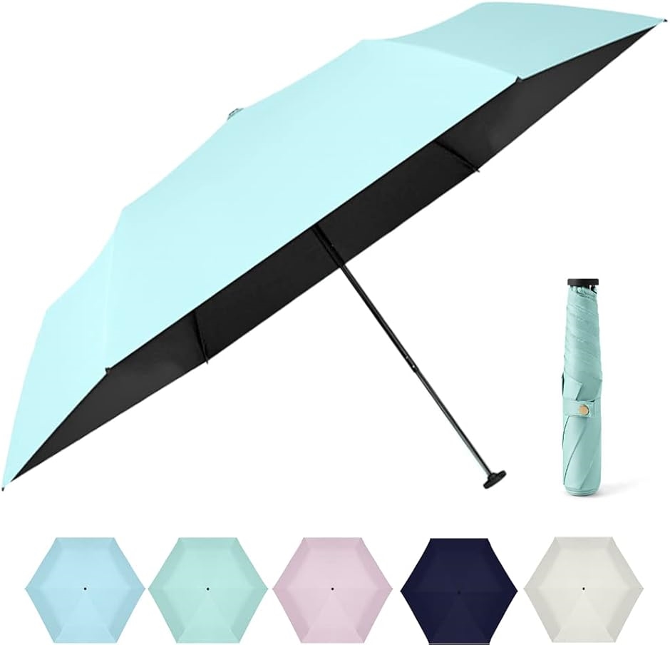 雨晴兼用3段折り畳み傘　　完全遮光100%   新品 日傘 折りたたみ傘 遮光 超軽量 晴雨兼用 超撥水 6本骨 140g