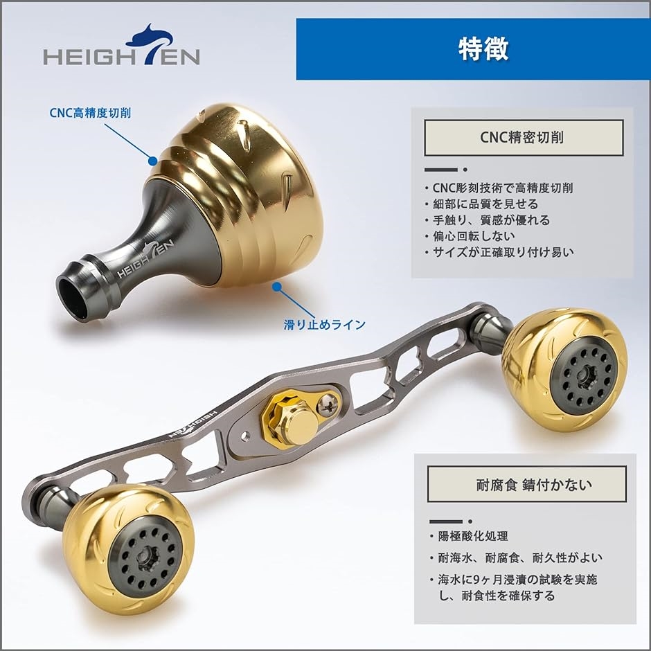 30mm リール ハンドル ノブ 4色 シマノ ダイワ 通用 Shimano Type