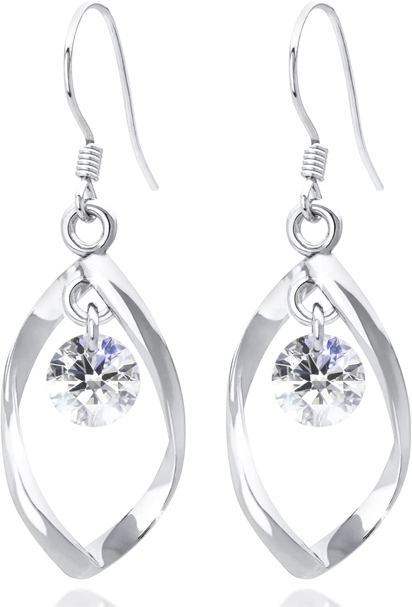 Yahoo! Yahoo!ショッピング(ヤフー ショッピング)ピアス レディース アクセサリー 女性 シンプル シルバー 925 キュービックジルコニア（ シルバー）
